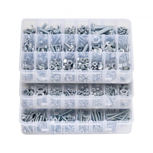 ProFix 200-Piece Metric Nut and Bolt Assortment, M4–M8