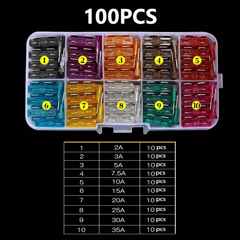 ProFix Blade Fuse Assortment, 120 Pieces