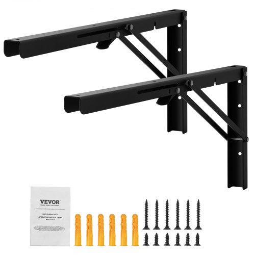 ProFix Foldable Shelf Brackets, 2 Pieces